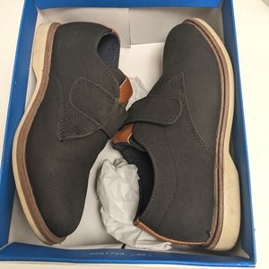 Boy Black Dress Shoes Size 12 Max + Jake